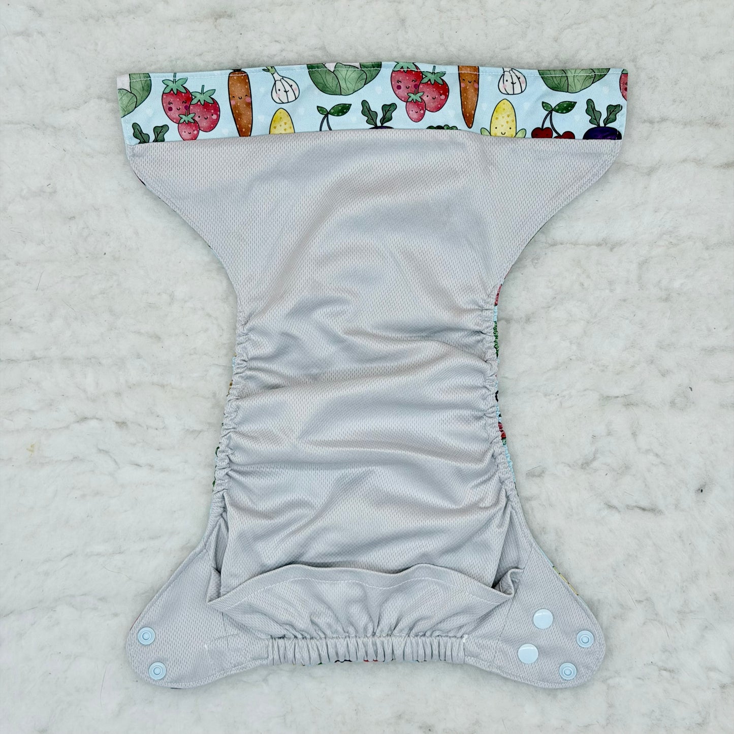 Texas Tushies Veggies AWJ Pocket Diaper
