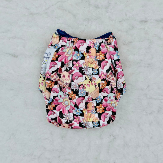 Cosmic Cloth & Company Pokémon Newborn All-in-One Diaper with Pocket - Brand New