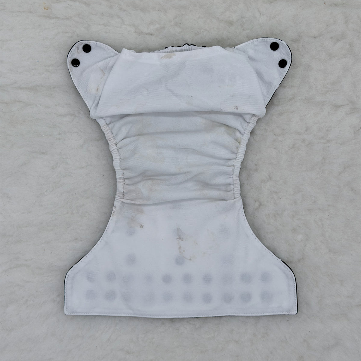 Mama Koala Black Cats Pocket Diaper - Stained