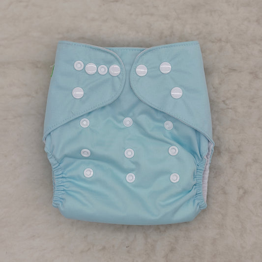 Wegreeco Baby Blue Solid Pocket Diaper - Brand New
