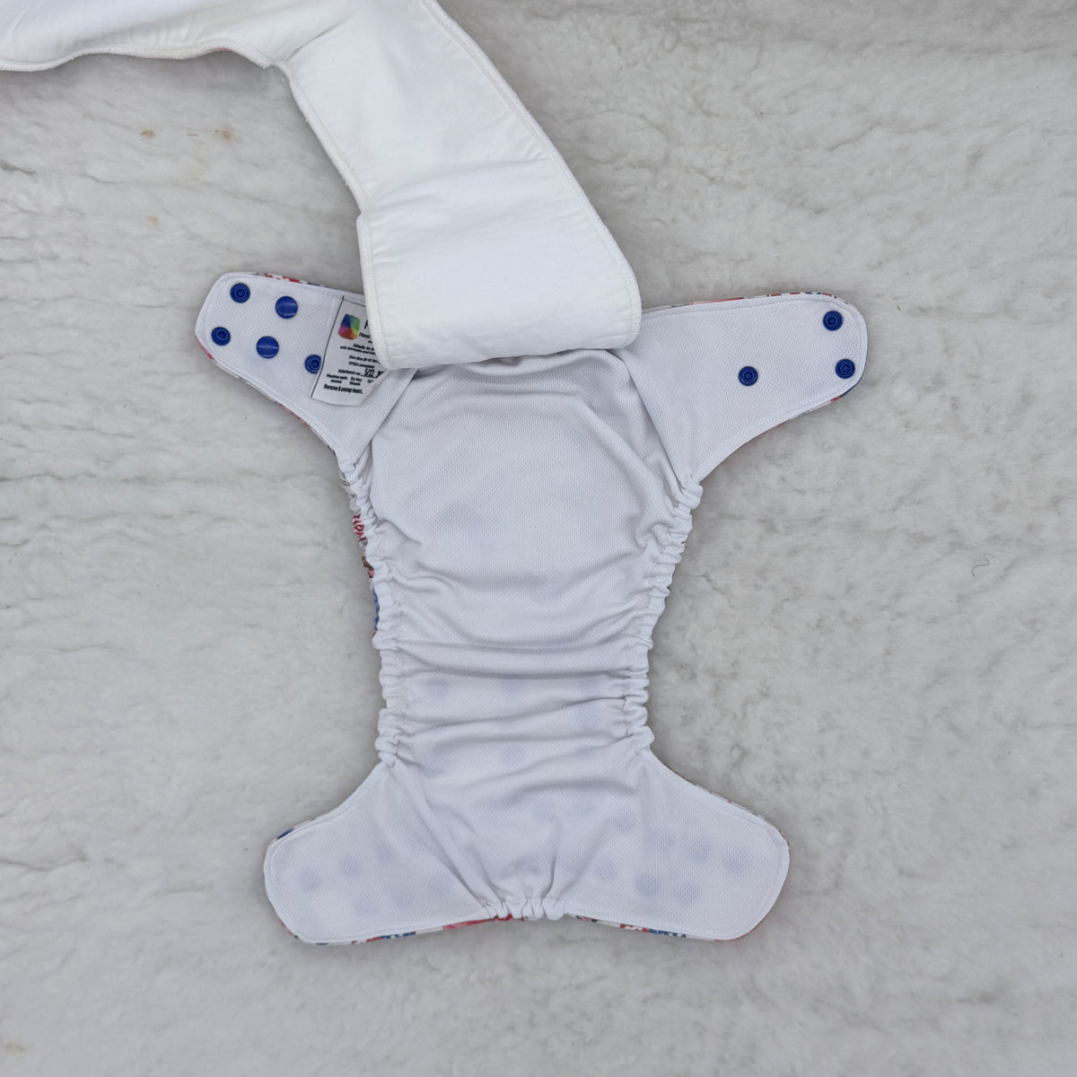 FabuFluff Patriotic Princesses All-in-Two Diaper