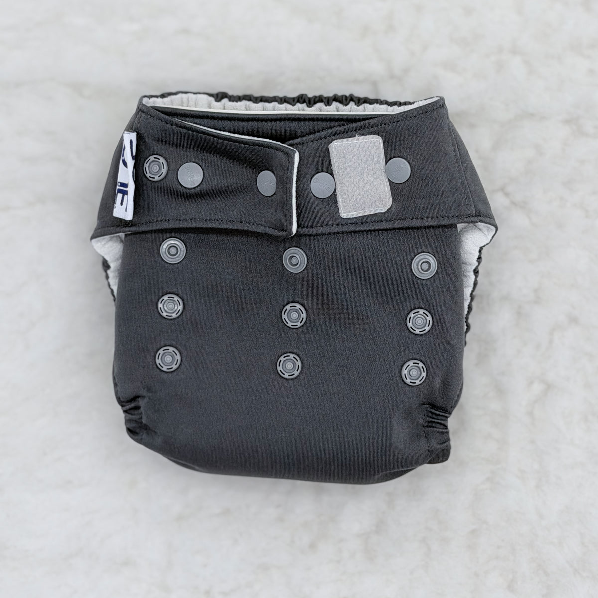 GroVia O.N.E. Charcoal All-in-One Cloth Diaper