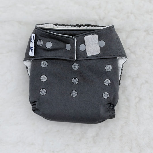 GroVia O.N.E. Charcoal All-in-One Cloth Diaper