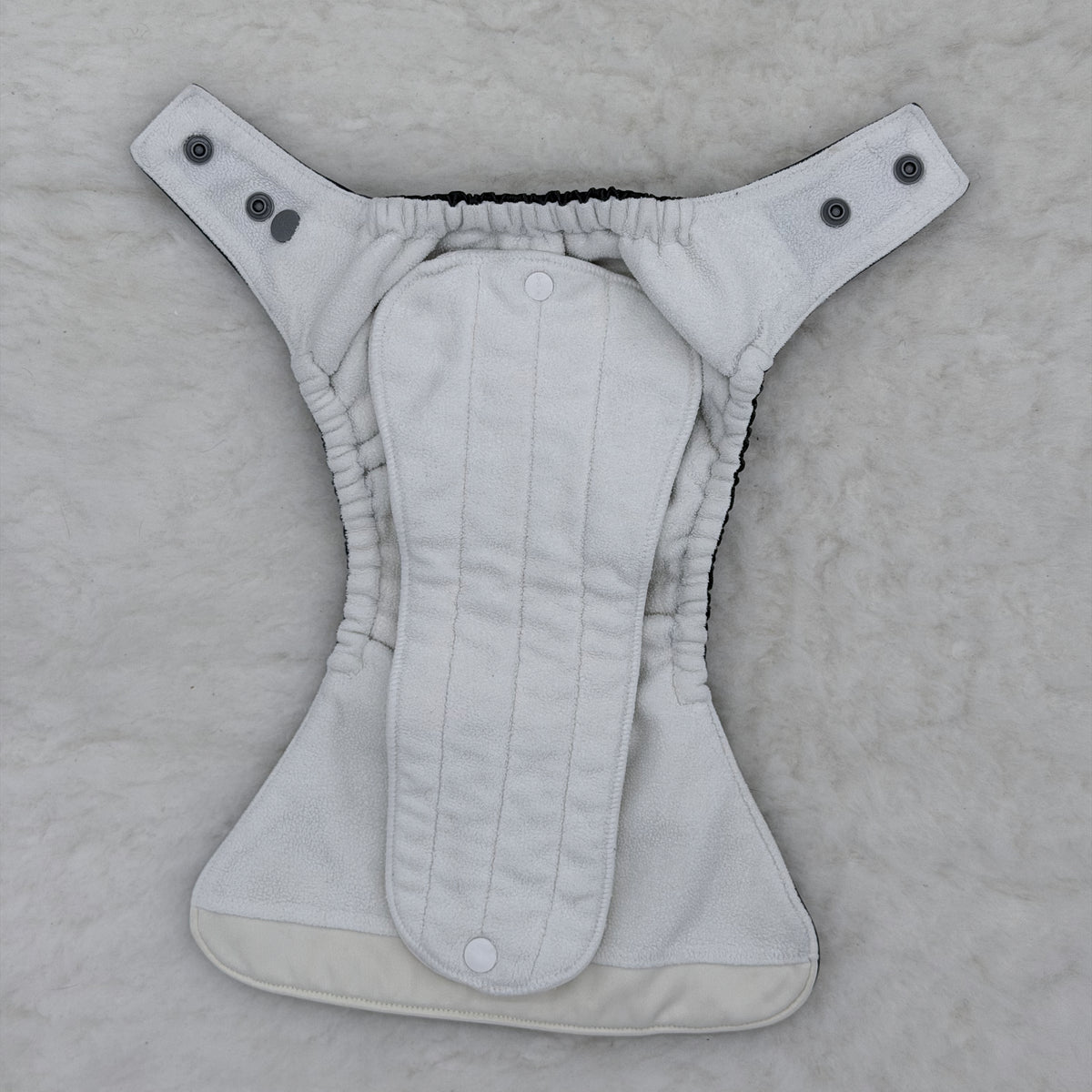 GroVia O.N.E. Charcoal All-in-One Cloth Diaper