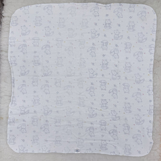 Gerber Little Foxes Flannel Flat Cloth Diaper