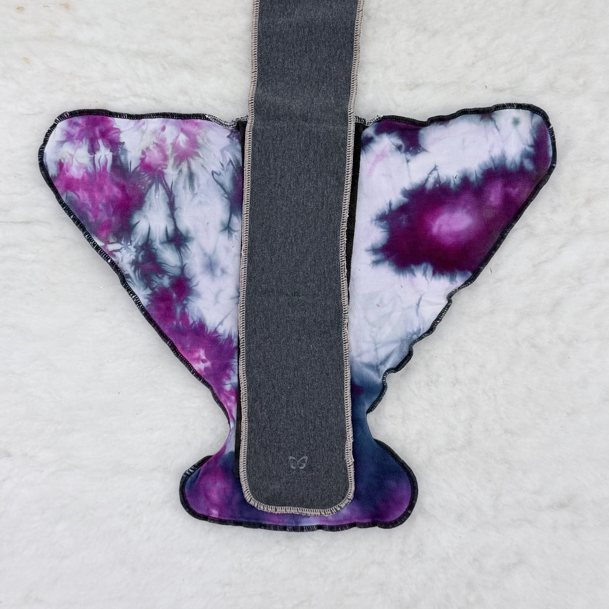 Handmade Hand-Dyed Purple Galaxy Ice-Dye Contour Cloth Diaper