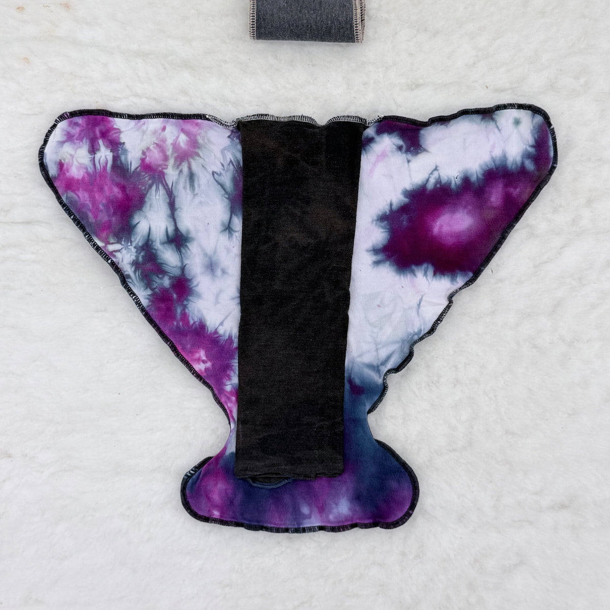 Handmade Hand-Dyed Purple Galaxy Ice-Dye Contour Cloth Diaper