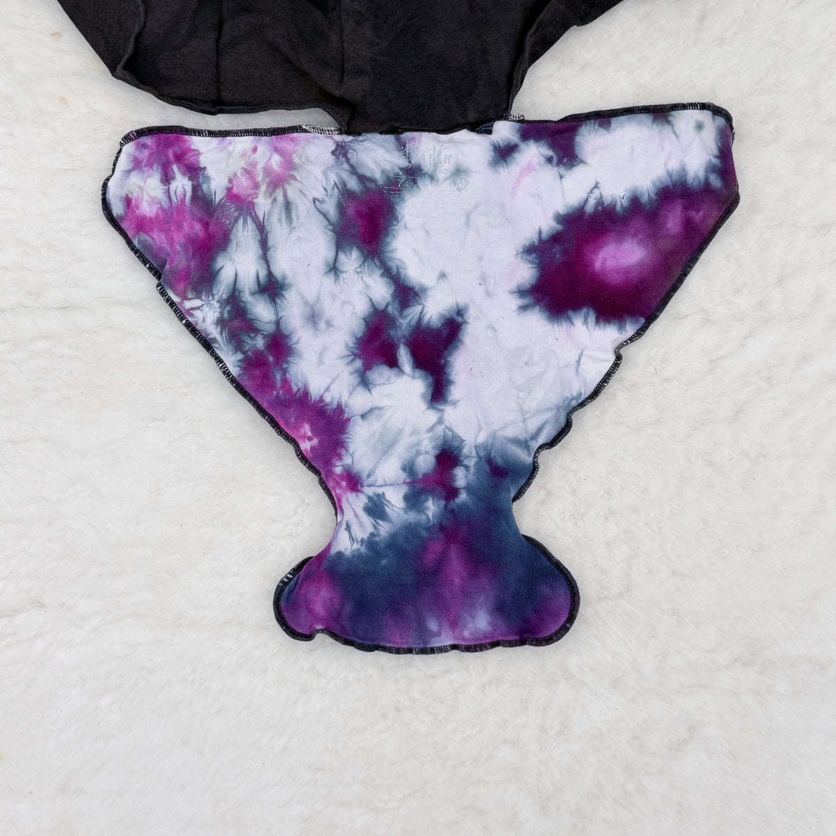 Handmade Hand-Dyed Purple Galaxy Ice-Dye Contour Cloth Diaper