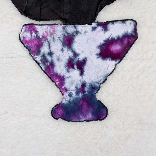 Handmade Hand-Dyed Purple Galaxy Ice-Dye Contour Cloth Diaper
